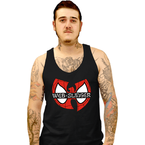 Daily_Deal_Shirts Tank Top, Unisex / Small / Black Web Slinger Clan