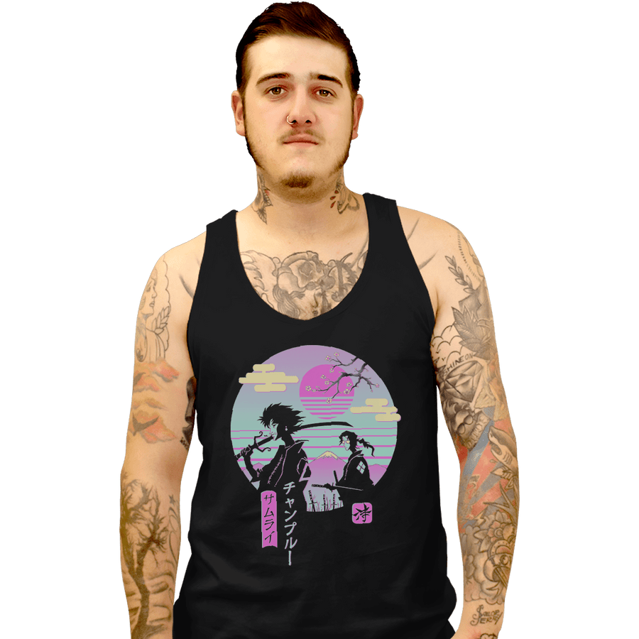 Shirts Tank Top, Unisex / Small / Black Samurai Chillhop