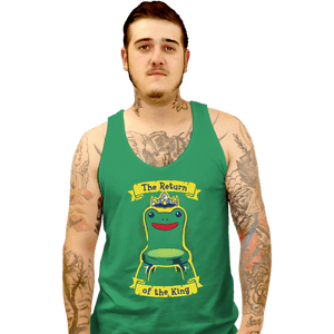 Daily_Deal_Shirts Tank Top, Unisex / Small / Sports Grey Froggy Chair Returns