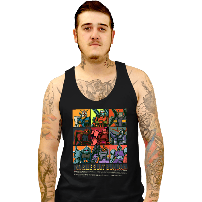 Daily_Deal_Shirts Tank Top, Unisex / Small / Black Mobile Suits