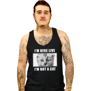 Shirts Tank Top, Unisex / Small / Black Zoom Cat