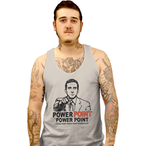 Shirts Tank Top, Unisex / Small / White Power Point