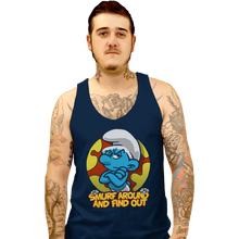 Load image into Gallery viewer, Secret_Shirts Tank Top, Unisex / Small / Navy Smurf Around
