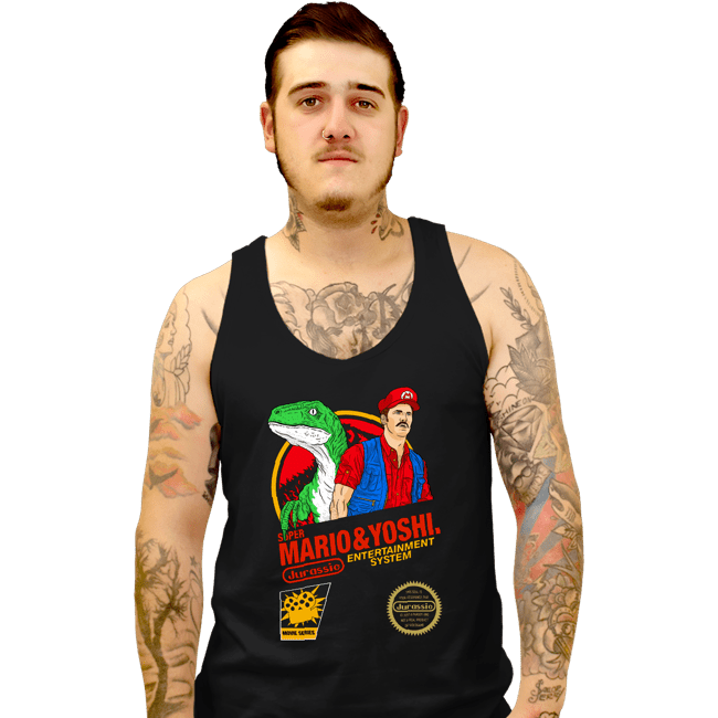 Daily_Deal_Shirts Tank Top, Unisex / Small / Black Jurassic Bros