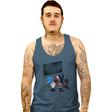 Load image into Gallery viewer, Shirts Tank Top, Unisex / Small / Indigo Blue School Of Villains
