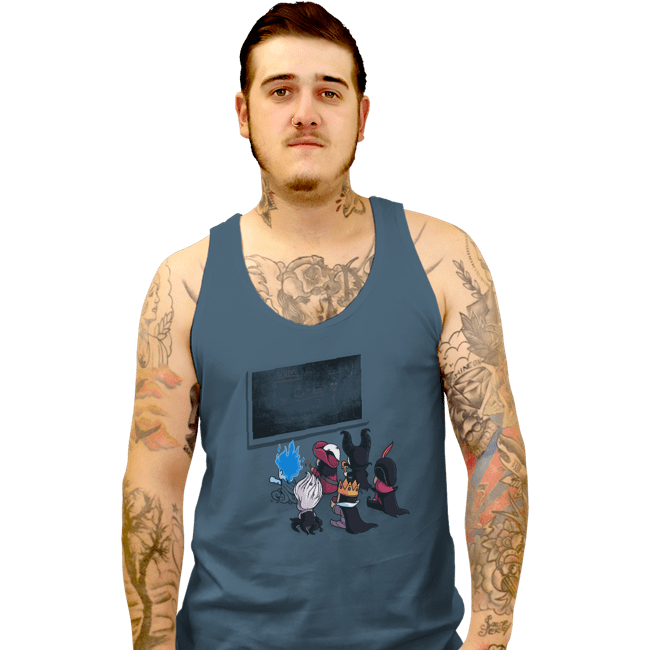Shirts Tank Top, Unisex / Small / Indigo Blue School Of Villains
