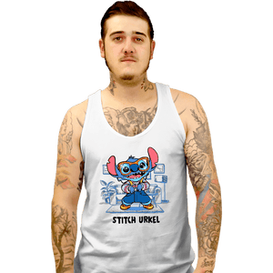 Shirts Tank Top, Unisex / Small / White Stitch Urkel