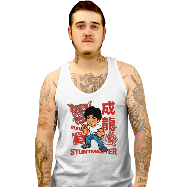 Shirts Tank Top, Unisex / Small / White Stuntmaster