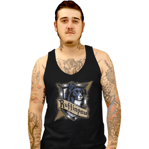 Shirts Tank Top, Unisex / Small / Black Hairy Pupper House Ruffinpaw