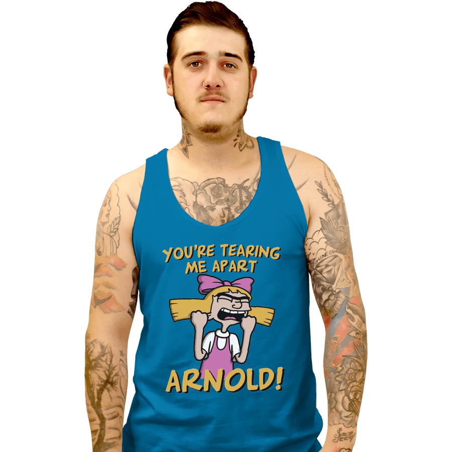 Shirts Tank Top, Unisex / Small / Sapphire The Disaster Lover