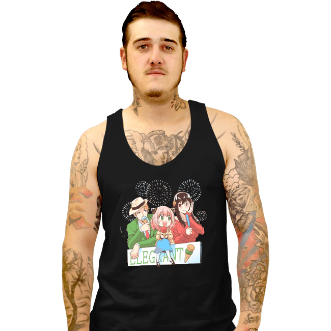 Secret_Shirts Tank Top, Unisex / Small / Black Spy x Icecream