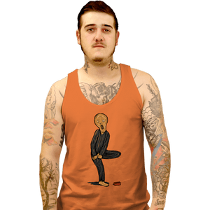 Shirts Tank Top, Unisex / Small / Orange The Scream Of Pain