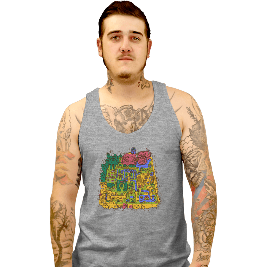 Shirts Tank Top, Unisex / Small / Sports Grey Light World