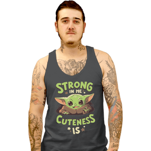 Shirts Tank Top, Unisex / Small / Charcoal Strong In Me
