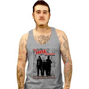 Daily_Deal_Shirts Tank Top, Unisex / Small / Sports Grey The Lone Gunman Newspaper Group