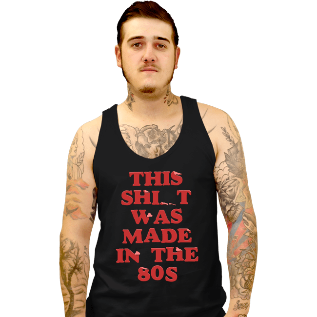 Secret_Shirts Tank Top, Unisex / Small / Black 80s Stuff