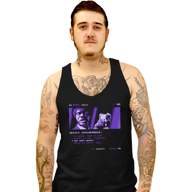 Shirts Tank Top, Unisex / Small / Black Say What Again