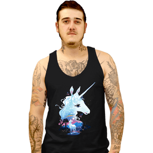 Daily_Deal_Shirts Tank Top, Unisex / Small / Black The Last Unicorn