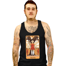 Load image into Gallery viewer, Daily_Deal_Shirts Tank Top, Unisex / Small / Black Tarot Squid Game Death
