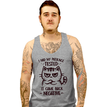 Load image into Gallery viewer, Daily_Deal_Shirts Tank Top, Unisex / Small / Sports Grey Patience Tested
