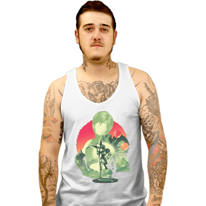 Daily_Deal_Shirts Tank Top, Unisex / Small / White Ninja Materia Hunter