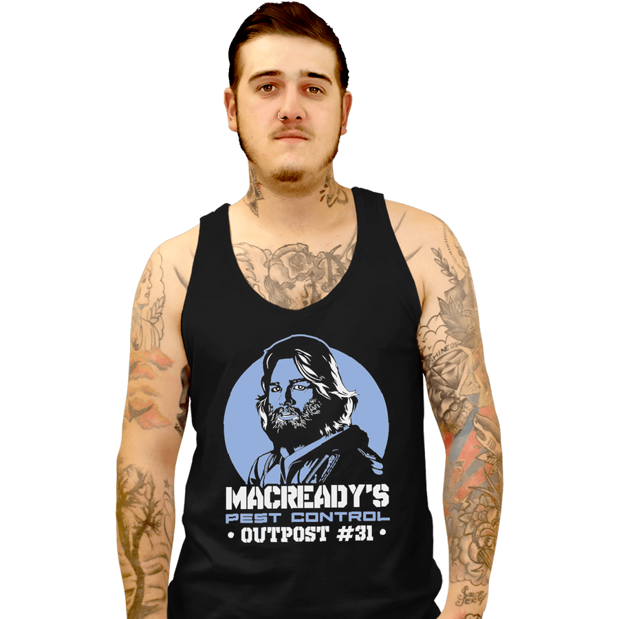 Shirts Tank Top, Unisex / Small / Black Macready's Pest Control