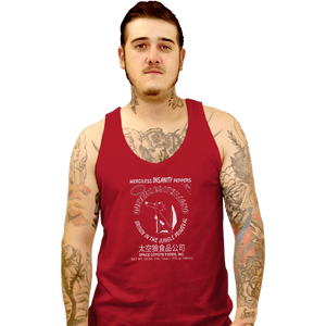 Daily_Deal_Shirts Tank Top, Unisex / Small / Red Space Coyote Sriracha