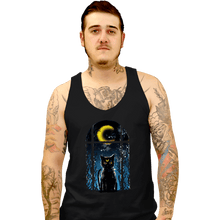 Load image into Gallery viewer, Shirts Tank Top, Unisex / Small / Black Moon Visitor
