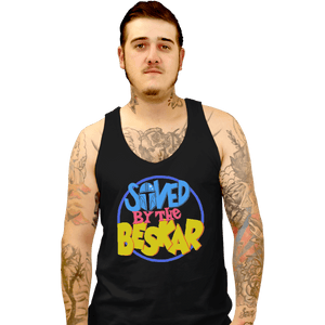 Shirts Tank Top, Unisex / Small / Black Saved By The Beskar