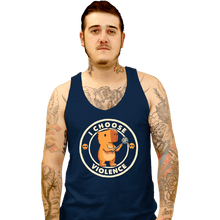 Load image into Gallery viewer, Last_Chance_Shirts Tank Top, Unisex / Small / Navy Violence Capybara

