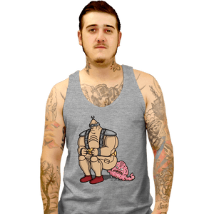 Secret_Shirts Tank Top, Unisex / Small / Sports Grey Suprise Villain