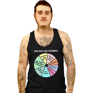 Shirts Tank Top, Unisex / Small / Black Once In A Lifetime Pie Chart