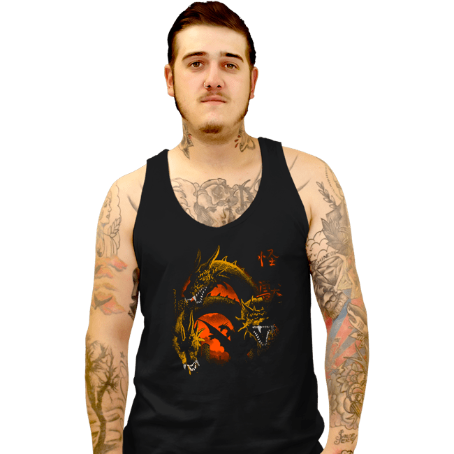 Daily_Deal_Shirts Tank Top, Unisex / Small / Black Monster Zero
