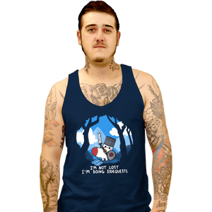Daily_Deal_Shirts Tank Top, Unisex / Small / Navy Sock Sidequest