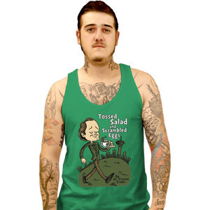 Shirts Tank Top, Unisex / Small / Irish Green Tossed Salad And Scrambled Eggs