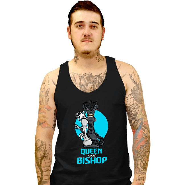 Secret_Shirts Tank Top, Unisex / Small / Black Queen VS  Bishop