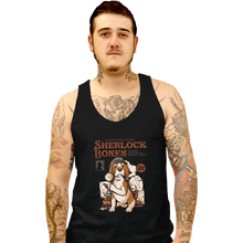 Load image into Gallery viewer, Daily_Deal_Shirts Tank Top, Unisex / Small / Black Sherlock Bones
