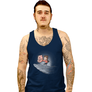 Shirts Tank Top, Unisex / Small / Navy The Pig King