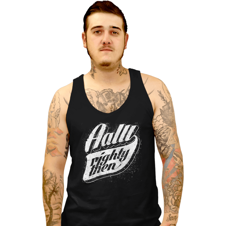 Shirts Tank Top, Unisex / Small / Black Aalll-Righty-Then