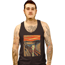 Load image into Gallery viewer, Shirts Tank Top, Unisex / Small / Black Screaming Forky
