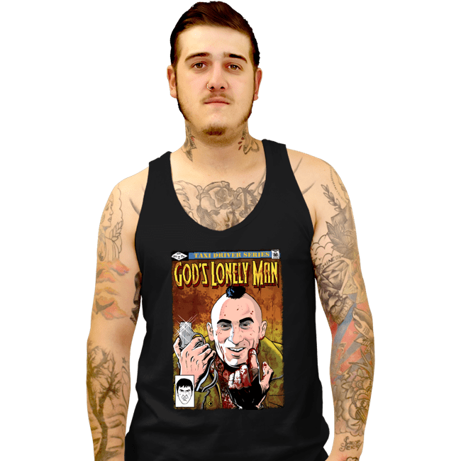 Secret_Shirts Tank Top, Unisex / Small / Black God's Lonely Man