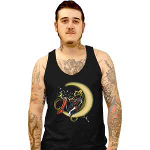 Shirts Tank Top, Unisex / Small / Black Moon Power