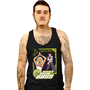 Daily_Deal_Shirts Tank Top, Unisex / Small / Black Planet Of The Bass