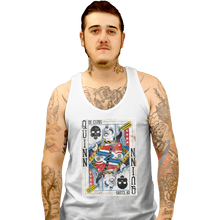 Load image into Gallery viewer, Shirts Tank Top, Unisex / Small / White Quinn of Clubs
