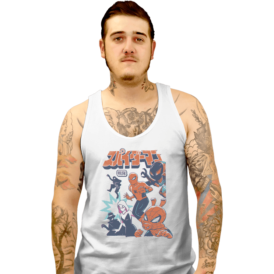 Shirts Tank Top, Unisex / Small / White Spider Squadron