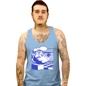 Secret_Shirts Tank Top, Unisex / Small / Powder Blue Light Wave