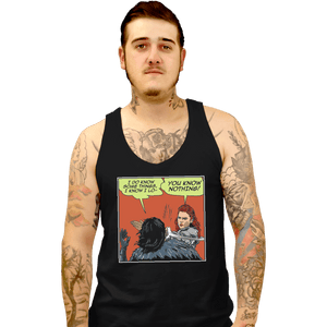 Shirts Tank Top, Unisex / Small / Black I Do Know Some Things