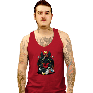 Daily_Deal_Shirts Tank Top, Unisex / Small / Red Be My Dragon