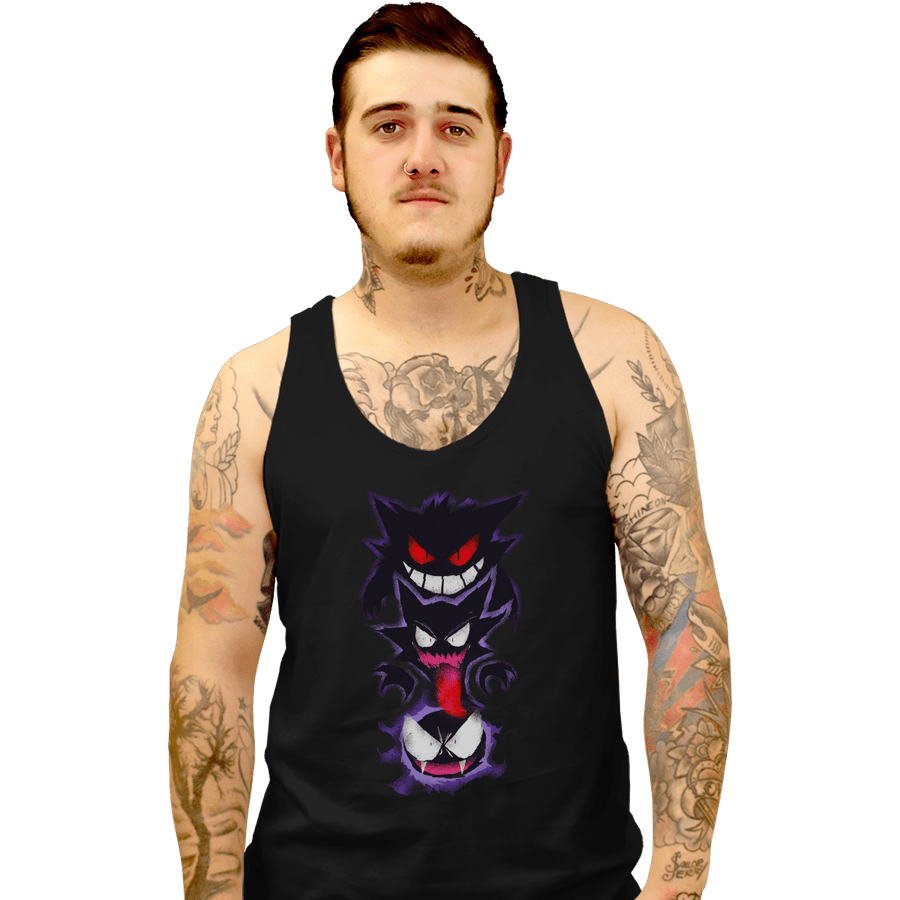 Shirts Tank Top, Unisex / Small / Black Ghostly Terror