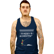 Load image into Gallery viewer, Shirts Tank Top, Unisex / Small / Navy Stealing Christmas

